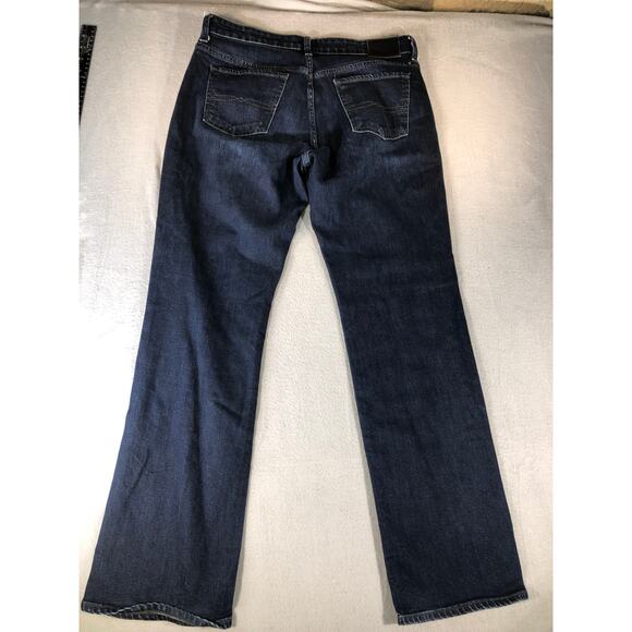 Lucky Brand Easy Rider Bootcut Jeans Womens Dark Wash Stretch Denim orta - Picture 7 of 8